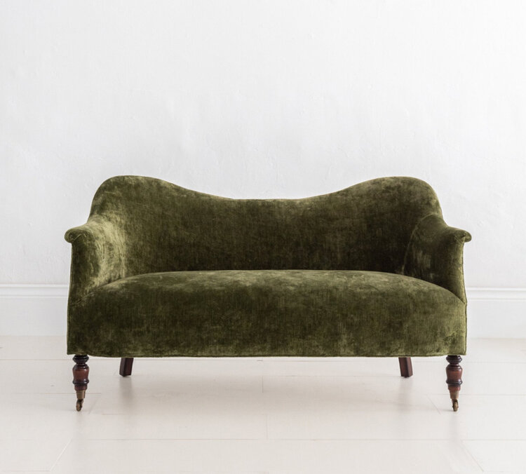 John Derian Dromedary Sofa by John Derian