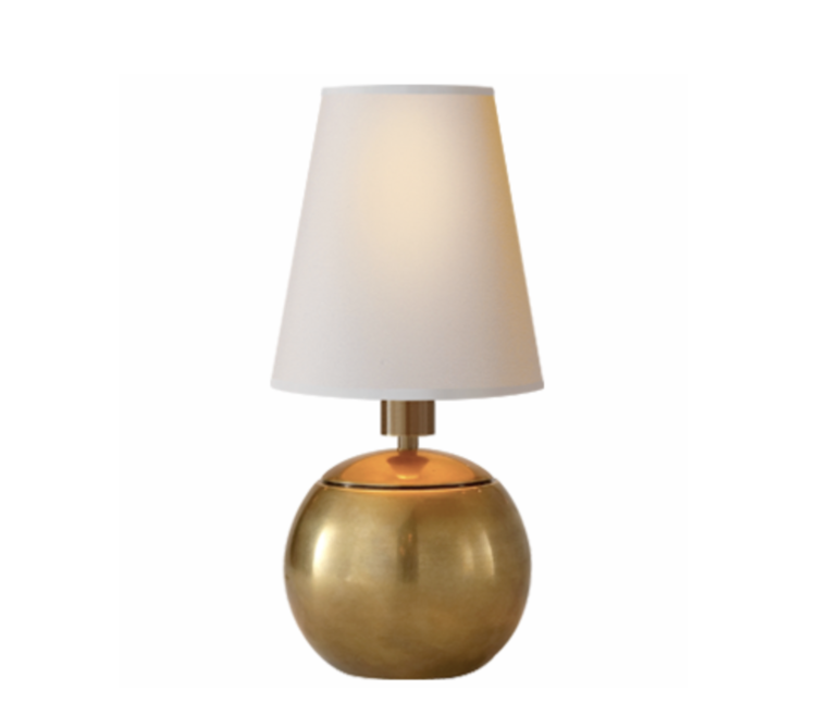 Tiny Terri Table Lamp in Hand-Rubbed Antique Brass