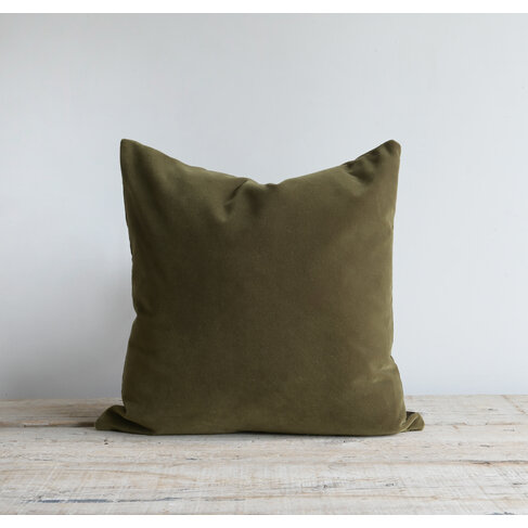 Gild & Co. Velvet Cushion in Moss