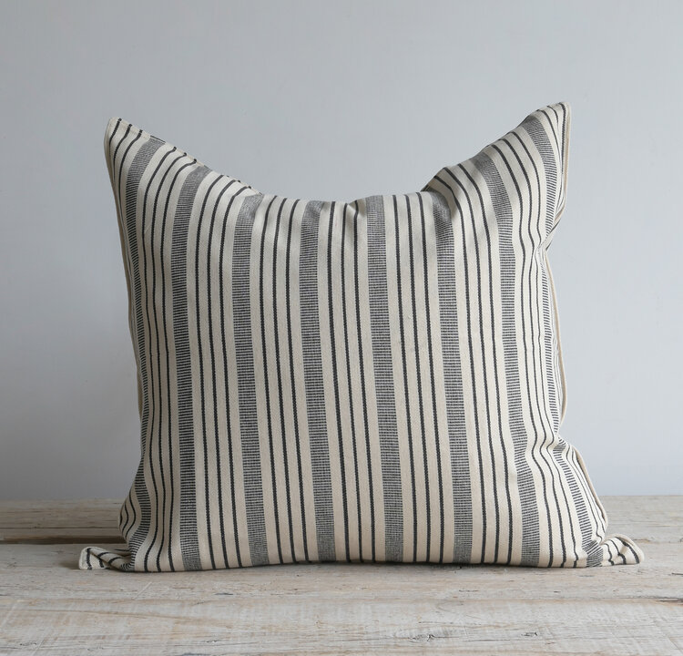 Ticking Stripe Cushion 20x20"