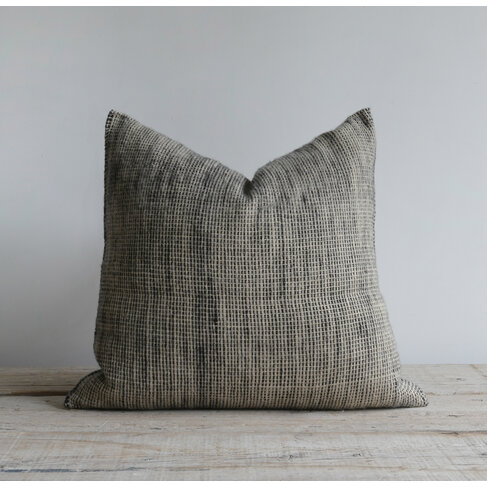 Priangan Charcoal Cushion 19" x 19"