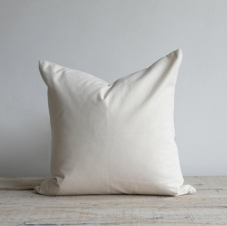 Cross Stitch Cushions Plumbago & Ivory