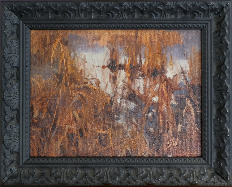 Maria Josenhans Copper Marsh painting