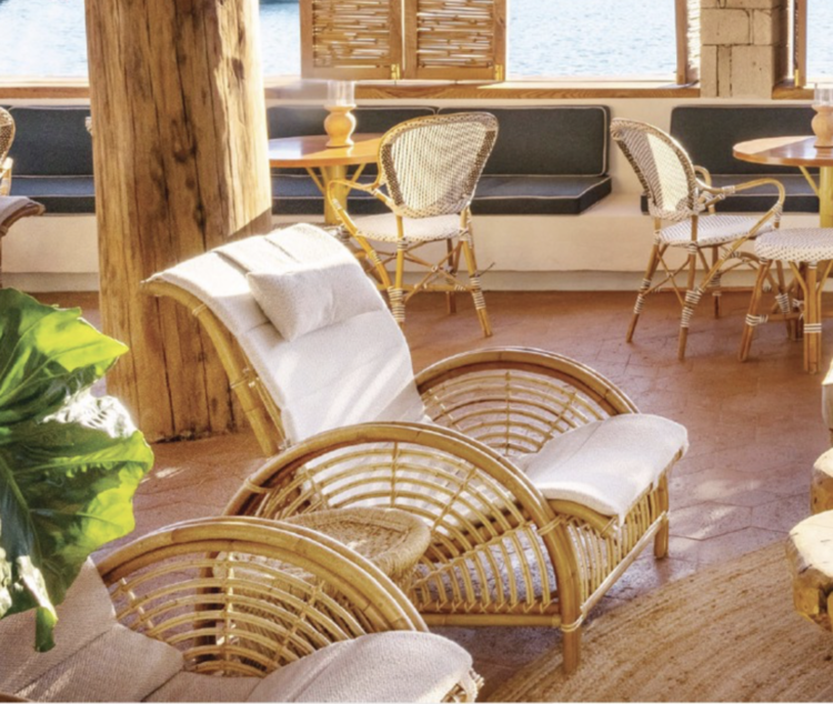 Paris Rattan Lounge Chair (warehouse collection)