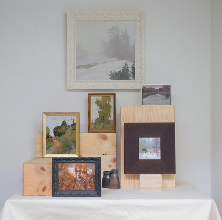 Maria Josenhans Copper Marsh painting