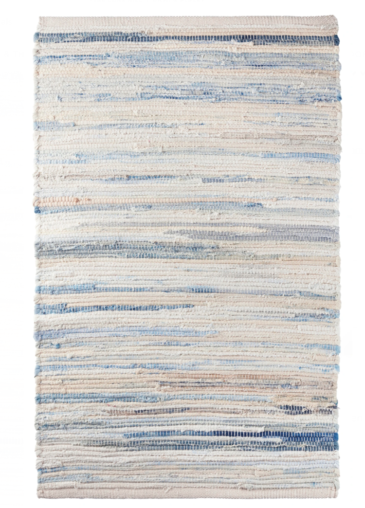 Dash&Albert Denim Woven Cotton Rag Rug