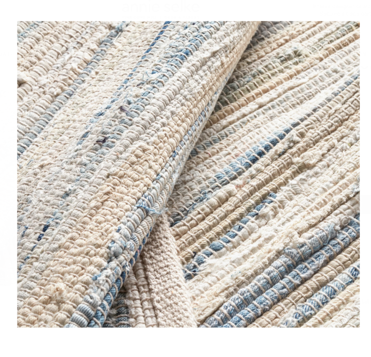 Dash&Albert Denim Woven Cotton Rag Rug