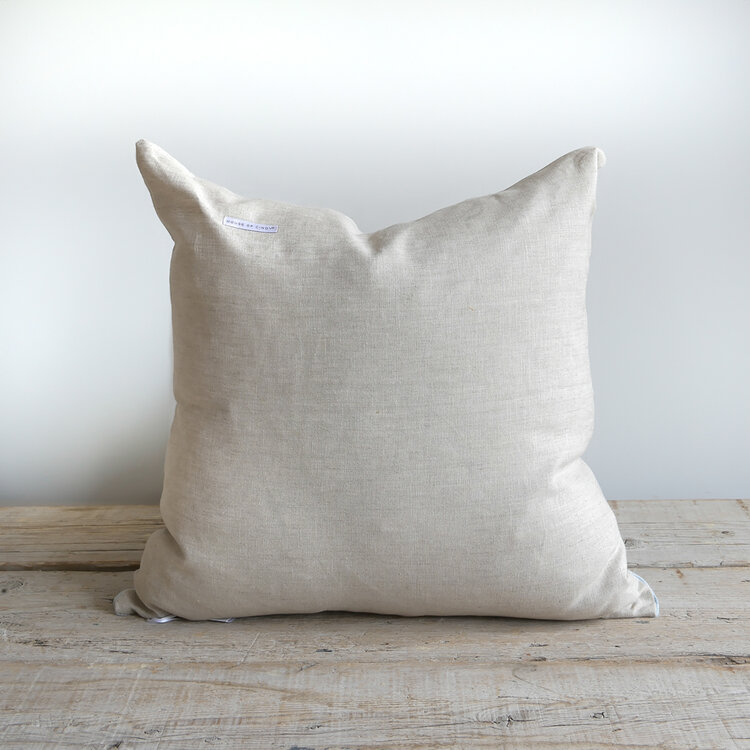 Solid Vintage Indigo Blue Cushion