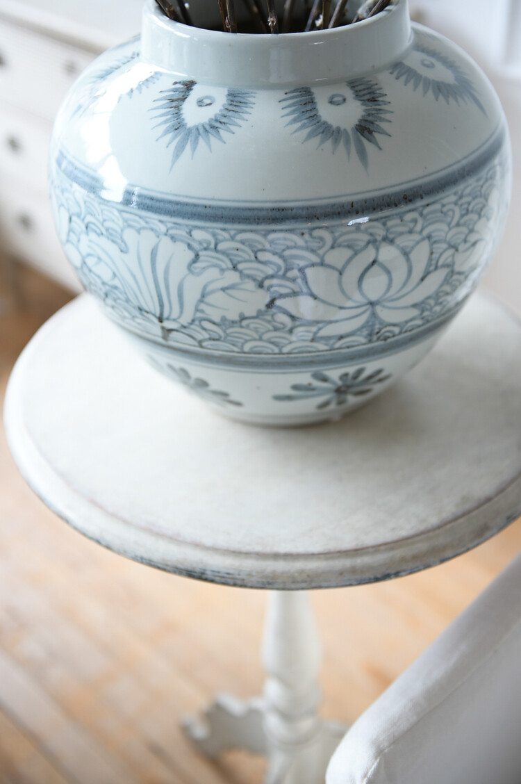 Antique Antique Swedish Round Side Table