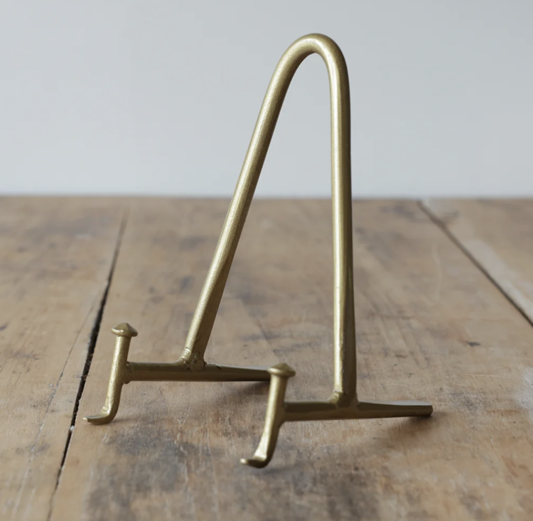 Gild & Co. Antiqued Brass Display Stand