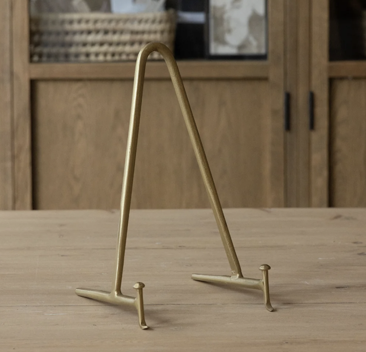 Antiqued Brass Display Stand