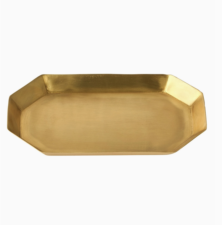 Brass Plate Long Octagonal