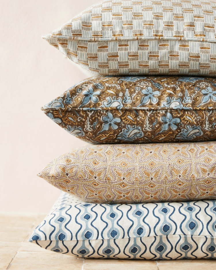 Maluku Tobacco Linen Cushion