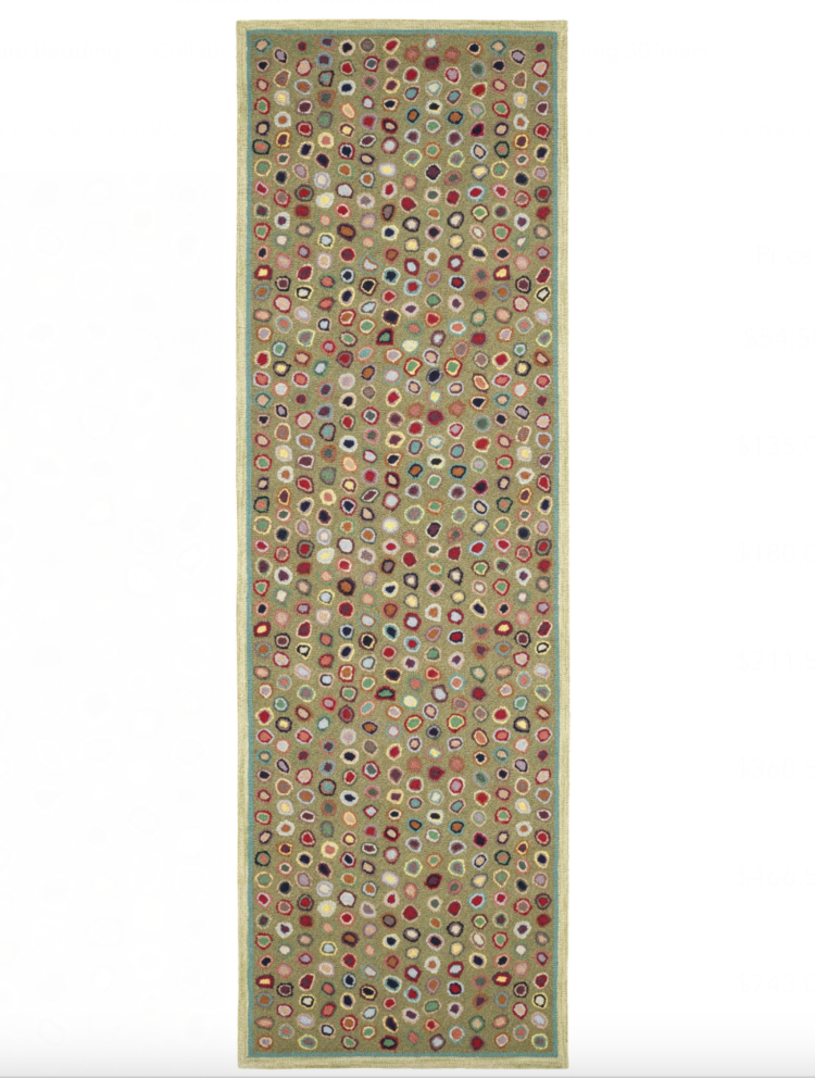 Dash&Albert Cat's Paw Micro Hooked Wool Rug