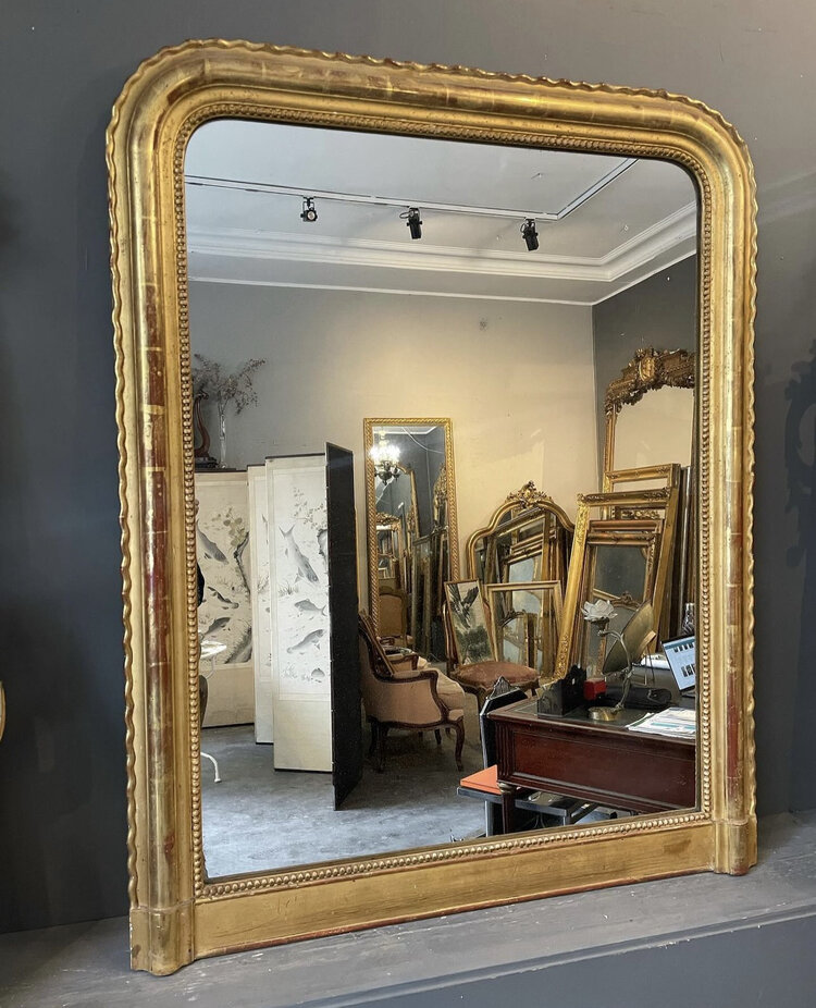 Antique Antique Louis Philippe Mirror