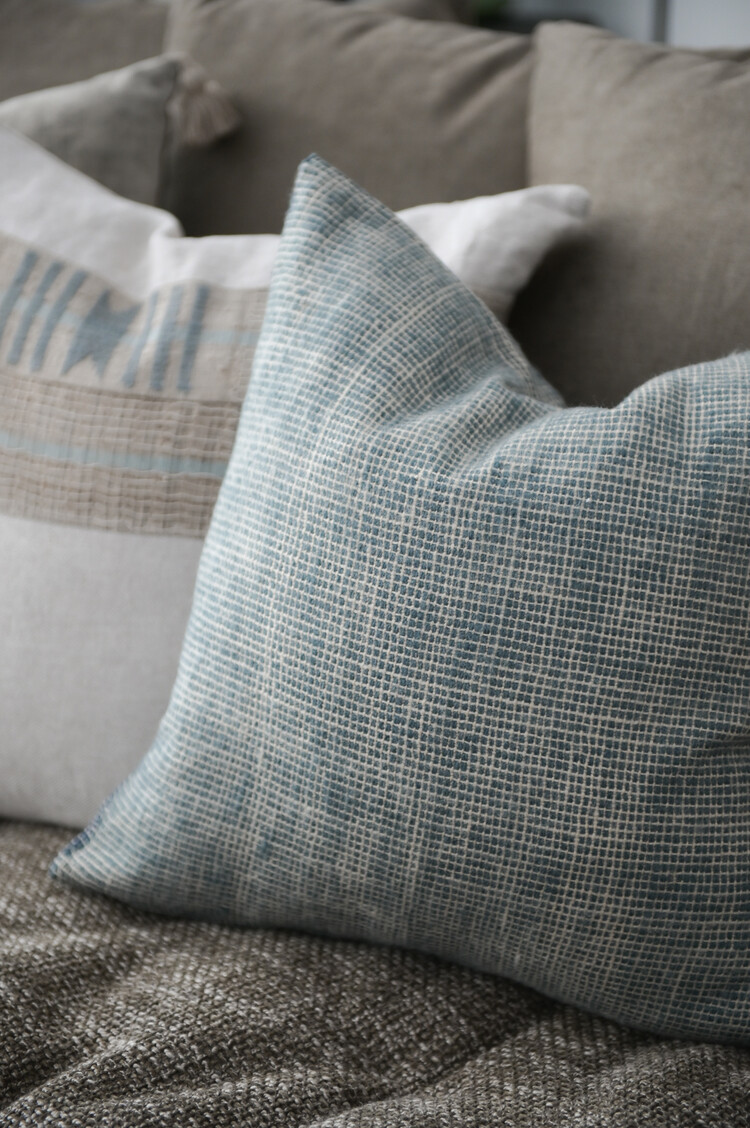 Priangan Blue Cushion