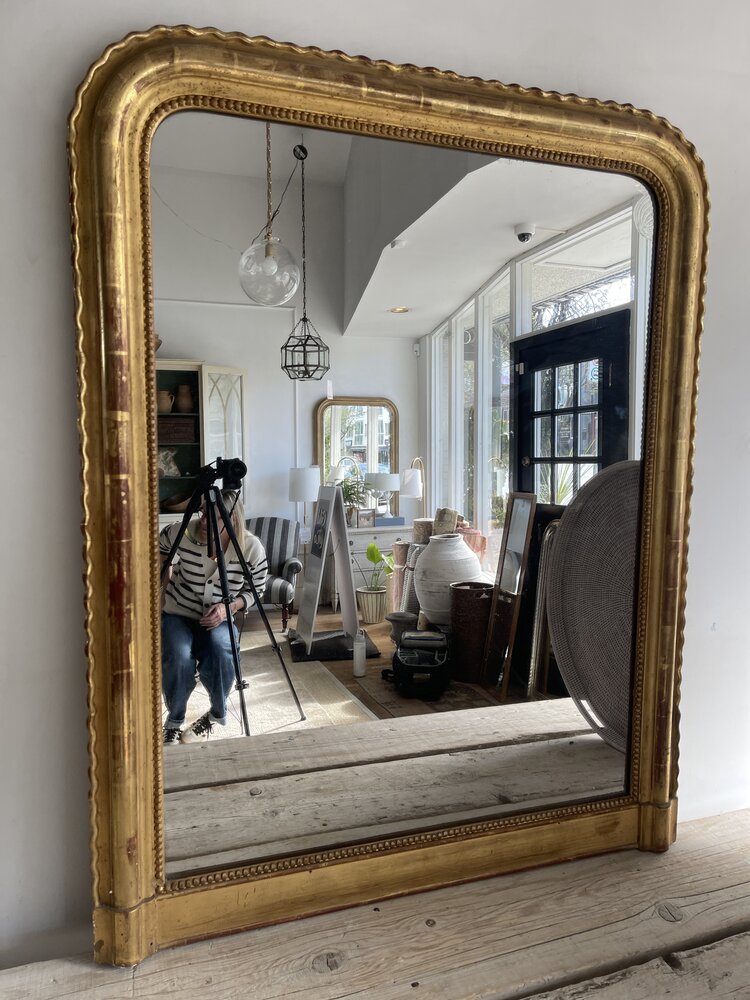 Antique Antique Louis Philippe Mirror