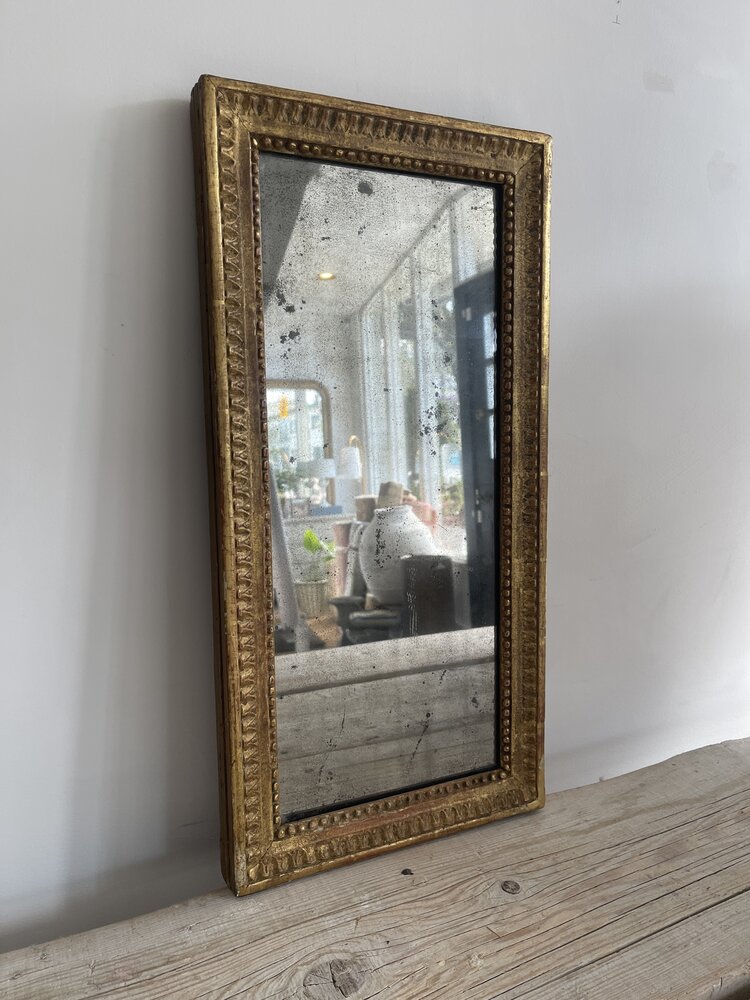 Antique Gilt Mirror Small