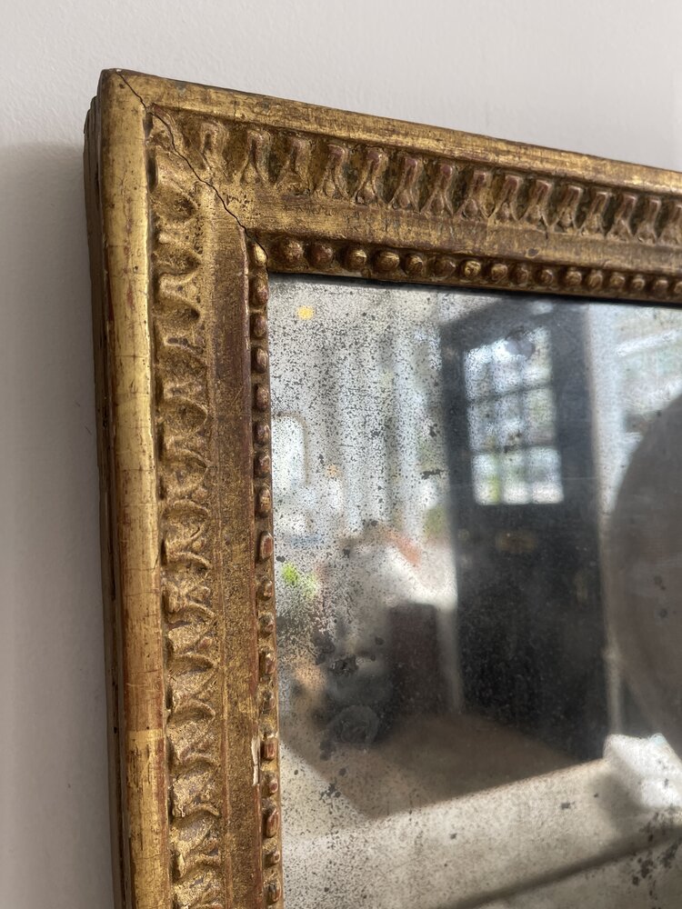 Antique Antique Gilt Mirror Small