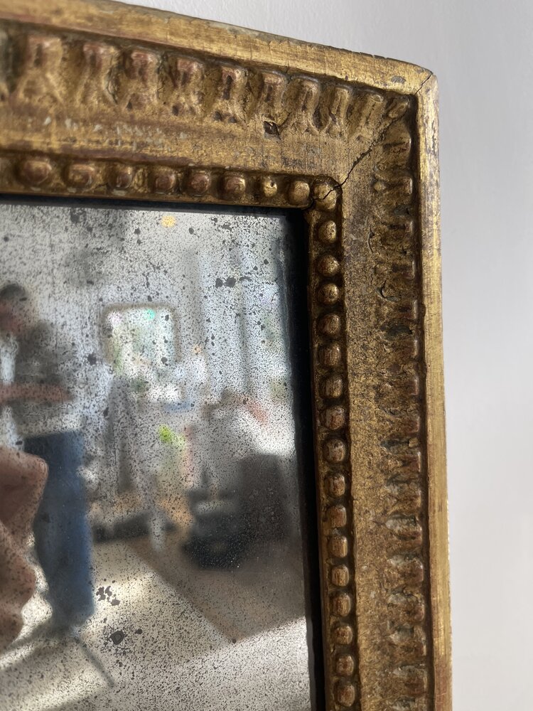 Antique Antique Gilt Mirror Small
