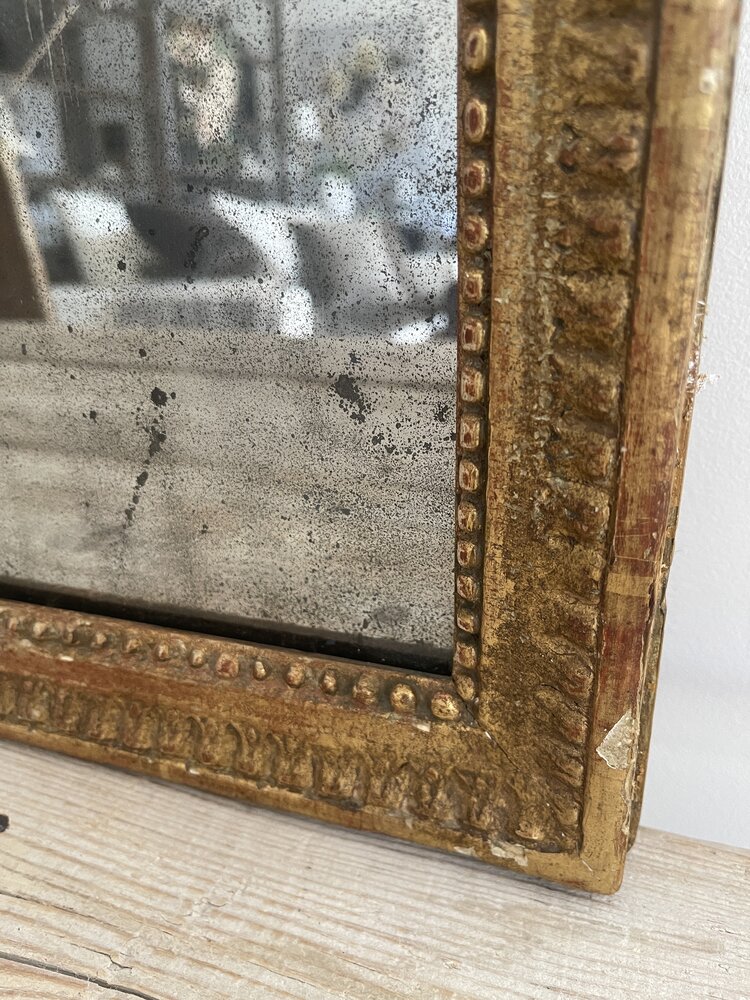 Antique Antique Gilt Mirror Small