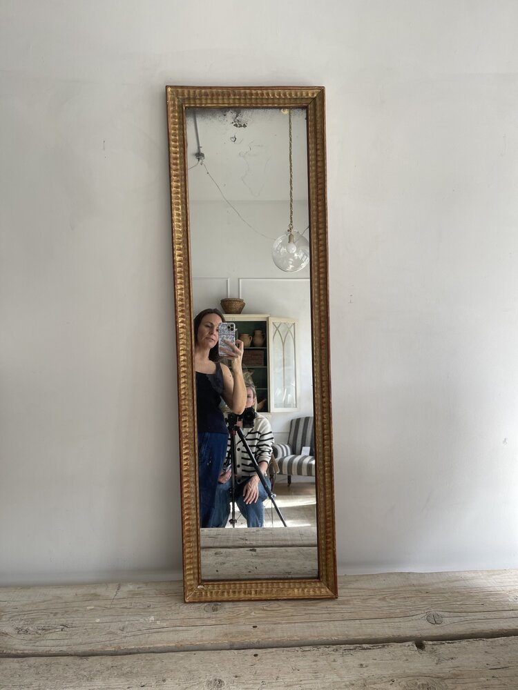 Antique Gilt Mirror - Narrow