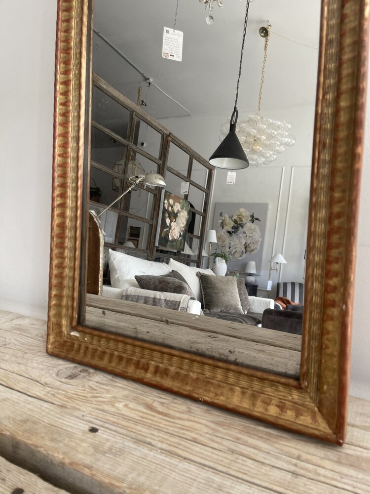 Antique Gilt Mirror - Narrow