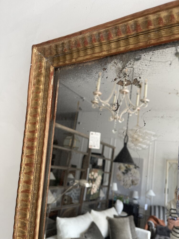 Antique Gilt Mirror - Narrow