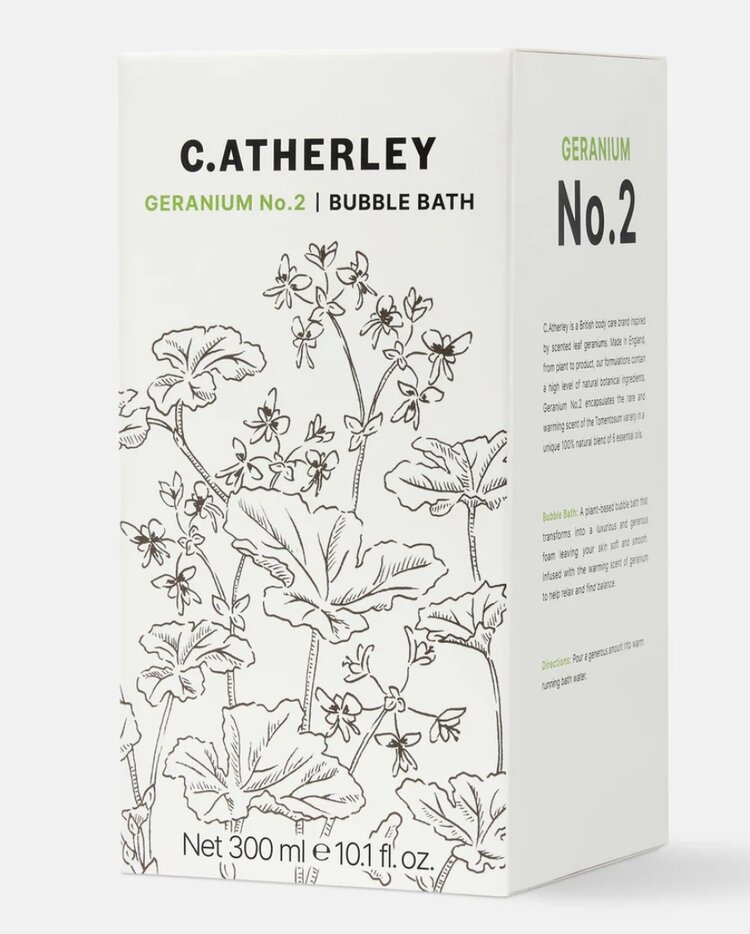 C. Atherley Geranium No.2 300ml Bubble Bath