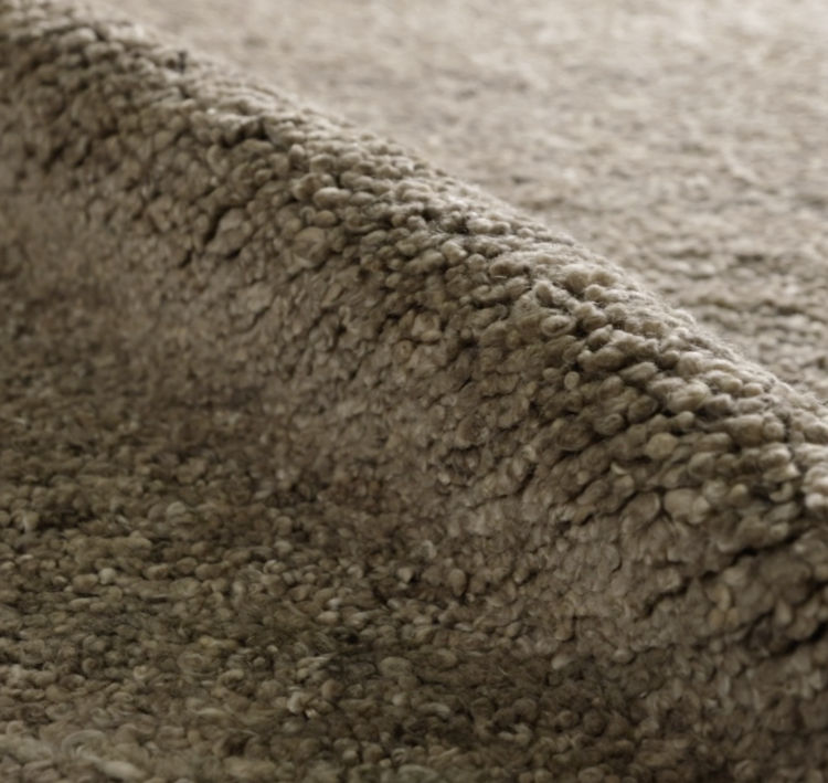 Boucler Hand-Knotted Wool Rug