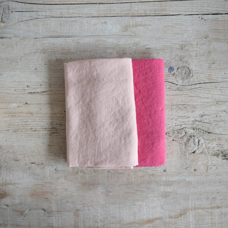 French Linen Dishtowel, Nude