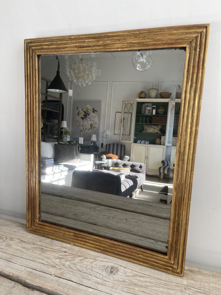 Antique Antique French Office Mirror