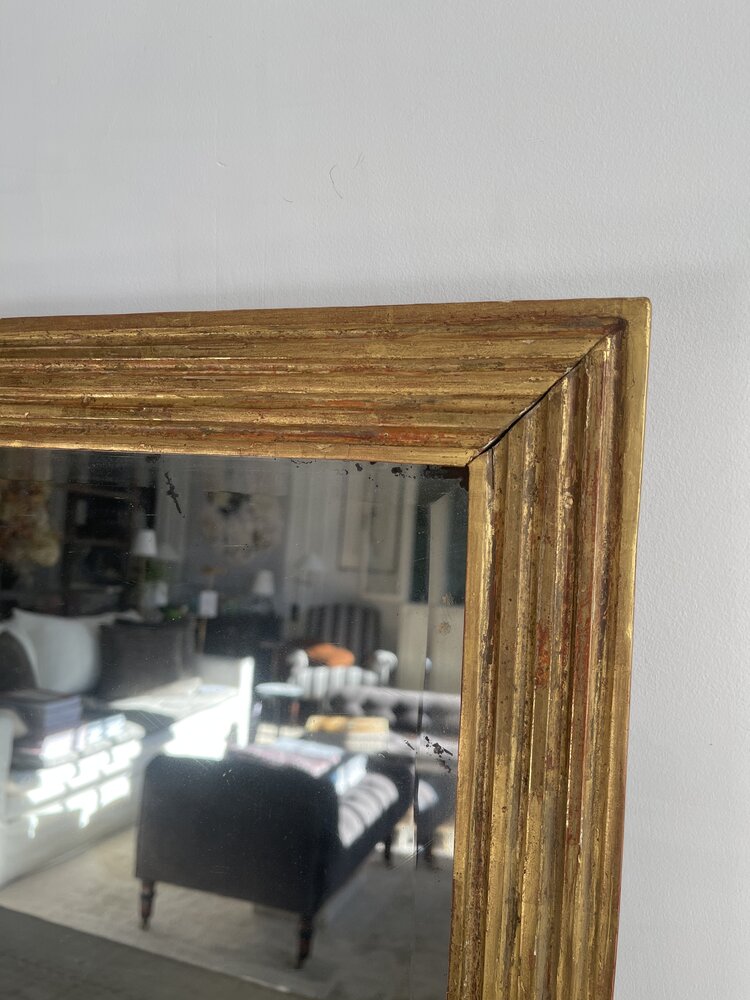 Antique Antique French Office Mirror