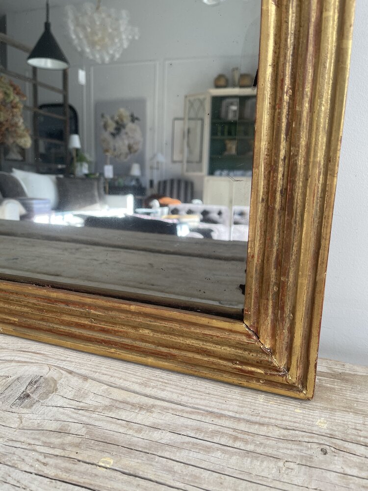 Antique Antique French Office Mirror