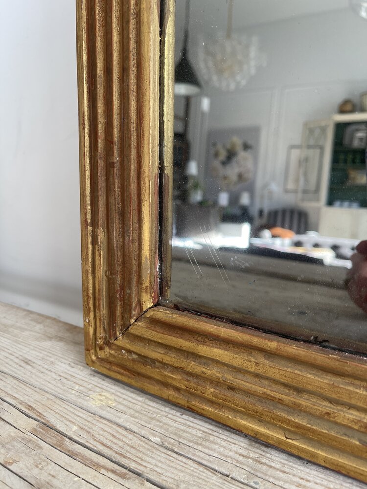 Antique Antique French Office Mirror