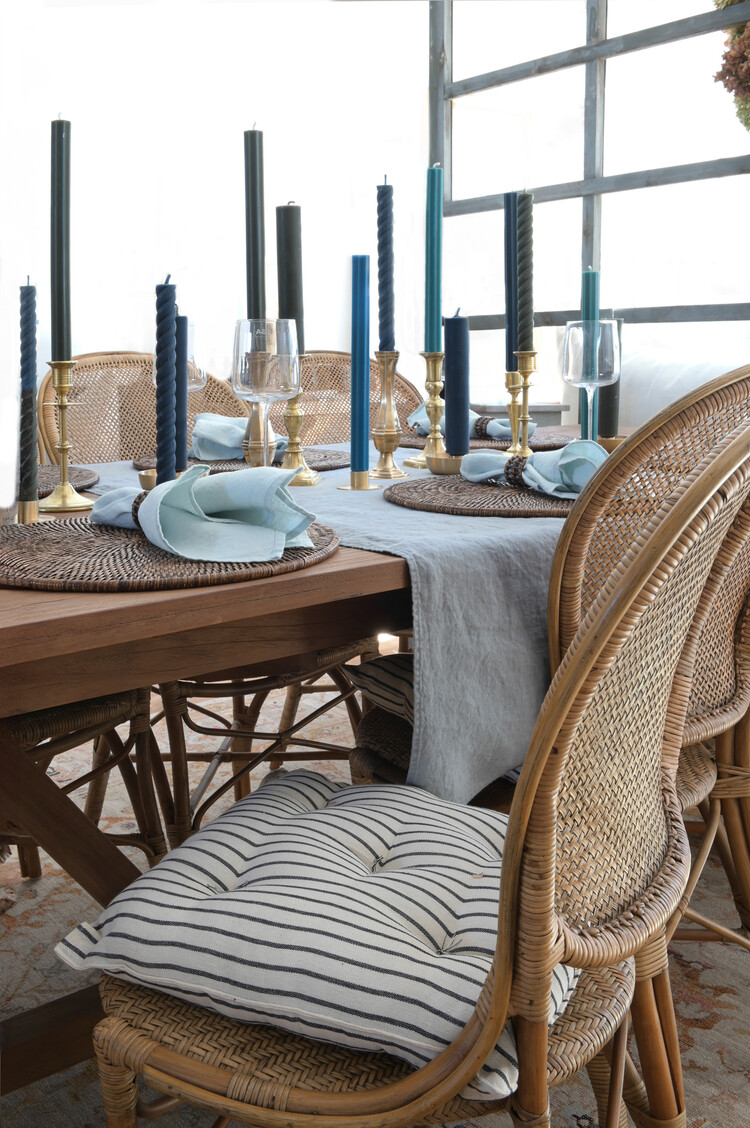 Round Open Weave Rattan Napkin Ring