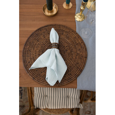 Rattan Placemat in Antique Brown