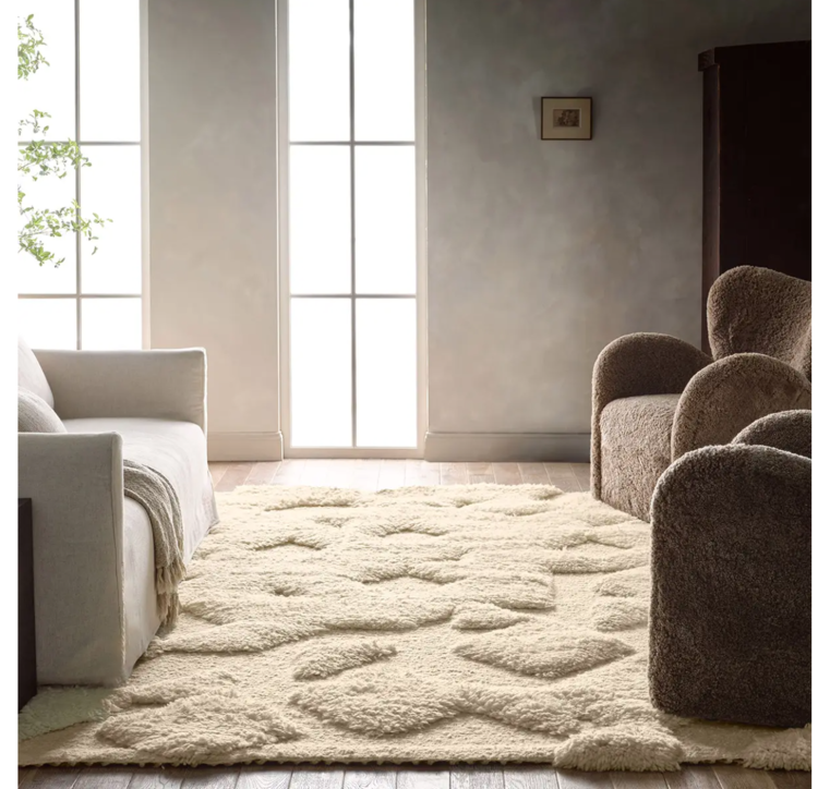 Gamil Handwoven 100% Wool Rug