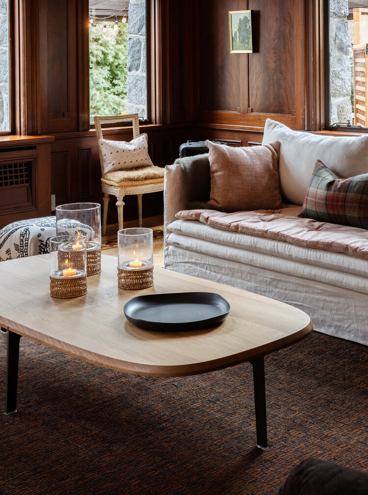 Bengal Winter Bloom Linen Cushion