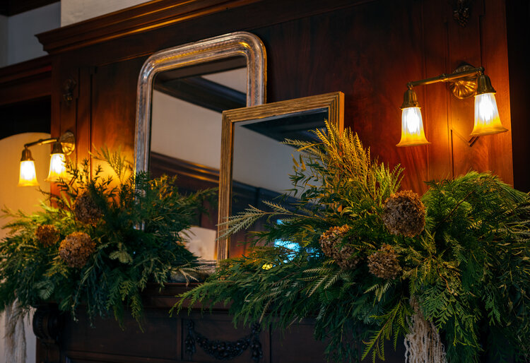 Antique Antique French Office Mirror