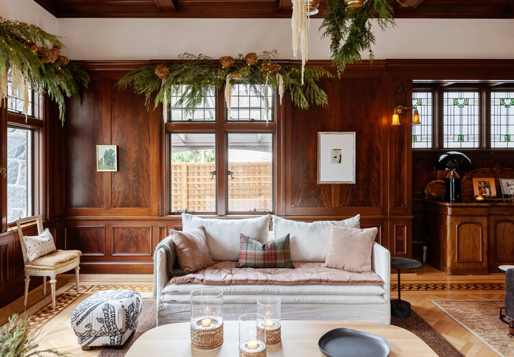 Gild & Co. Cowtan & Tout Galloway Plaid Cushion