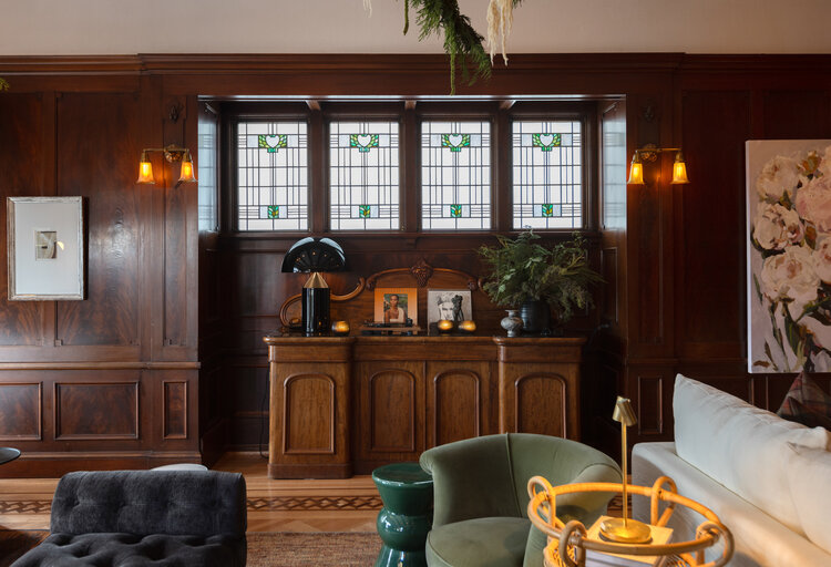 Antique XXII by Diana Brambila in antique 19th C Silver Frame II Med