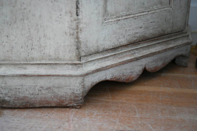 Antique Antique Swedish Corner Cabinet