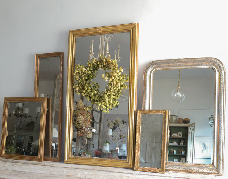 Antique Antique Mirror Narrow