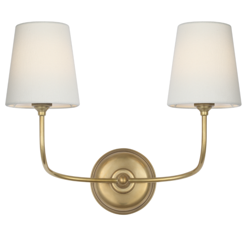 Vendome Cordless Double Sconce