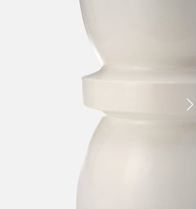 Binx Stool or Side Table Glossy White