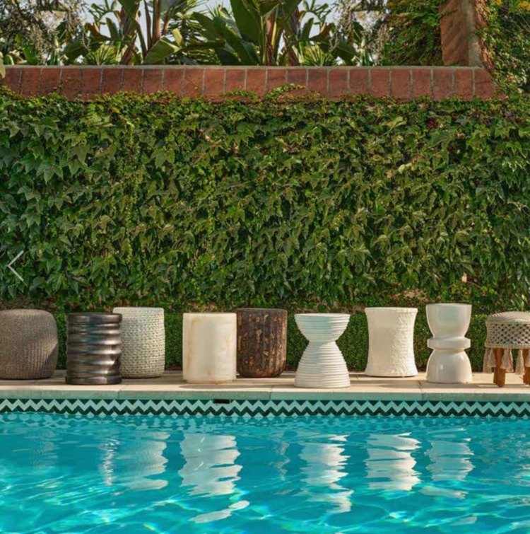 Made Goods Binx Stool in Glossy White