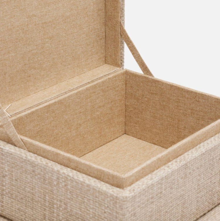 Pigeon & Poodle Valeria Boxes - Raffia