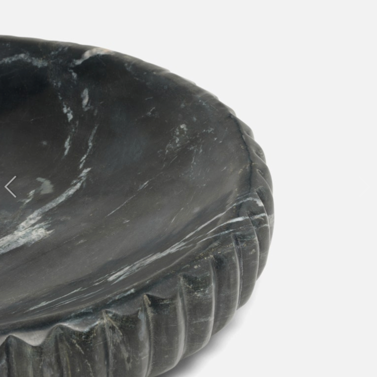 Analia Black Marble Tray