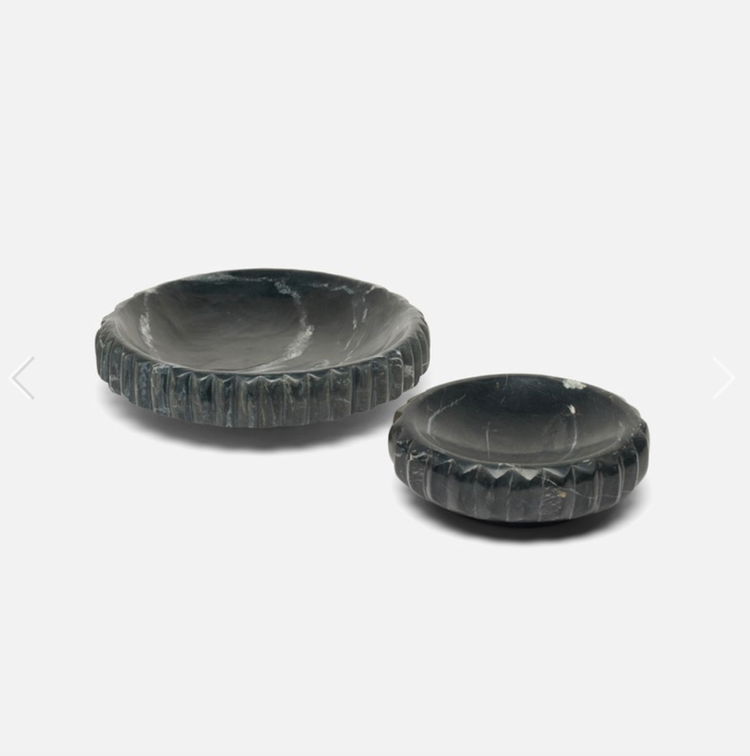 Analia Black Marble Tray